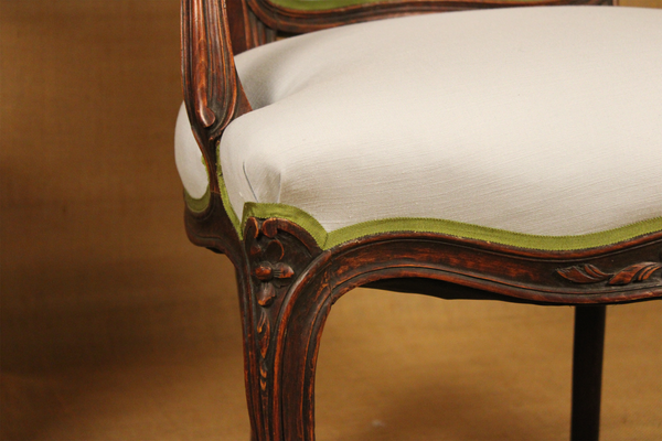 Pair of Louis XV Style Beech Fauteuils