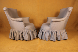 Pair of French Napoleon III Chairs c. 1860