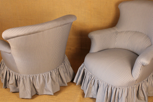 Pair of French Napoleon III Chairs c. 1860