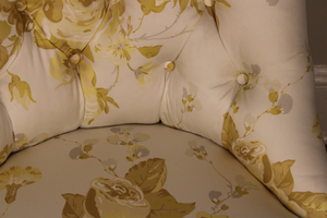Button Back Boudoir Chair c. 19th Century