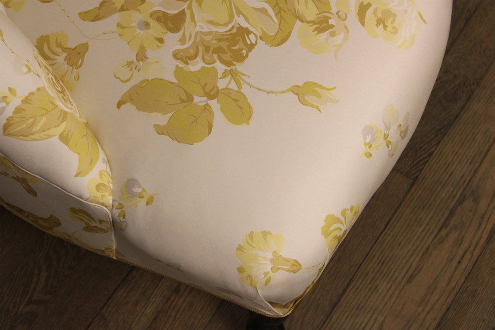 Button Back Boudoir Chair c. 19th Century
