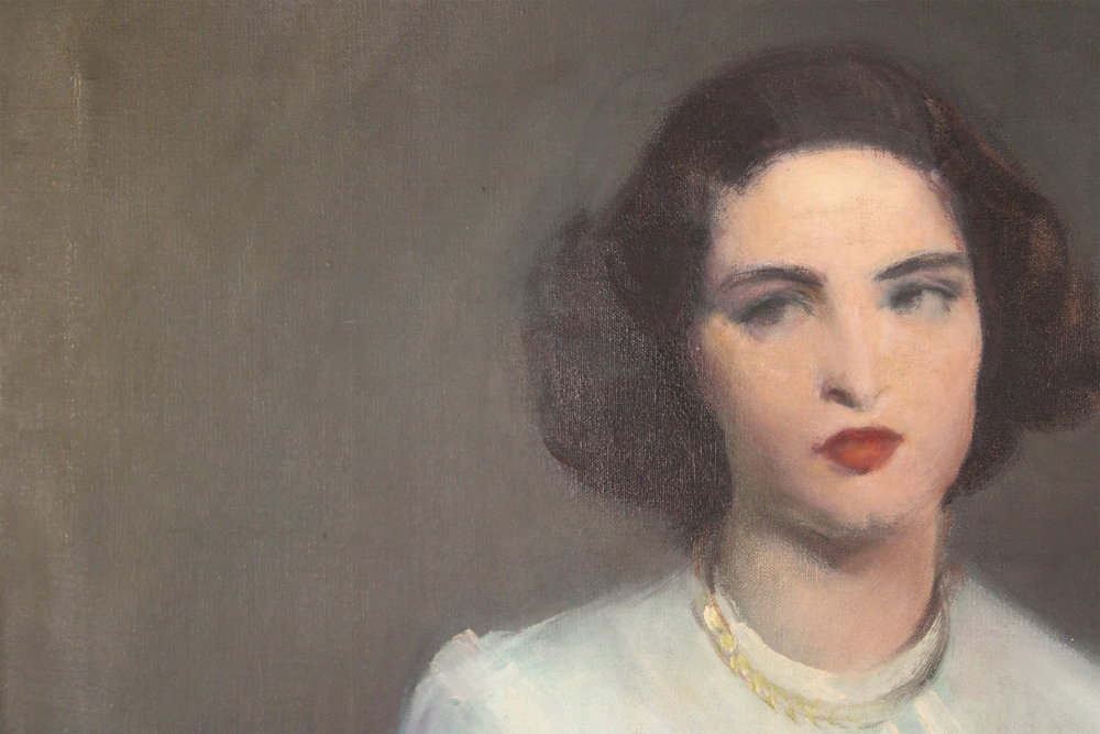 Portrait of a Young Woman by Peter Linnartz