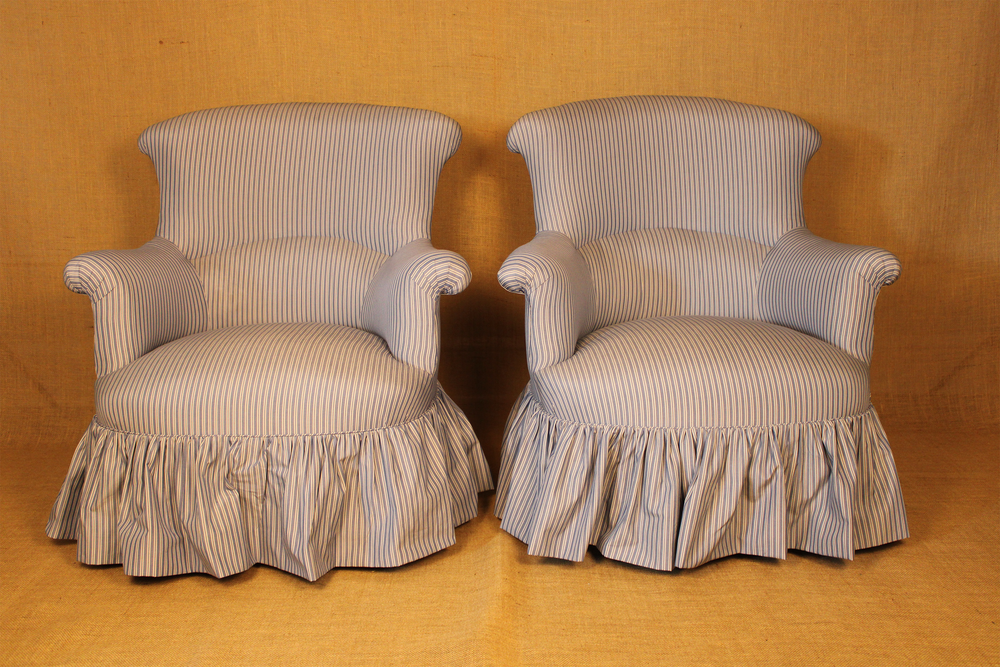 Pair of French Napoleon III Chairs c. 1860