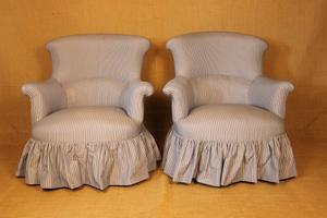 Pair of French Napoleon III Chairs c. 1860